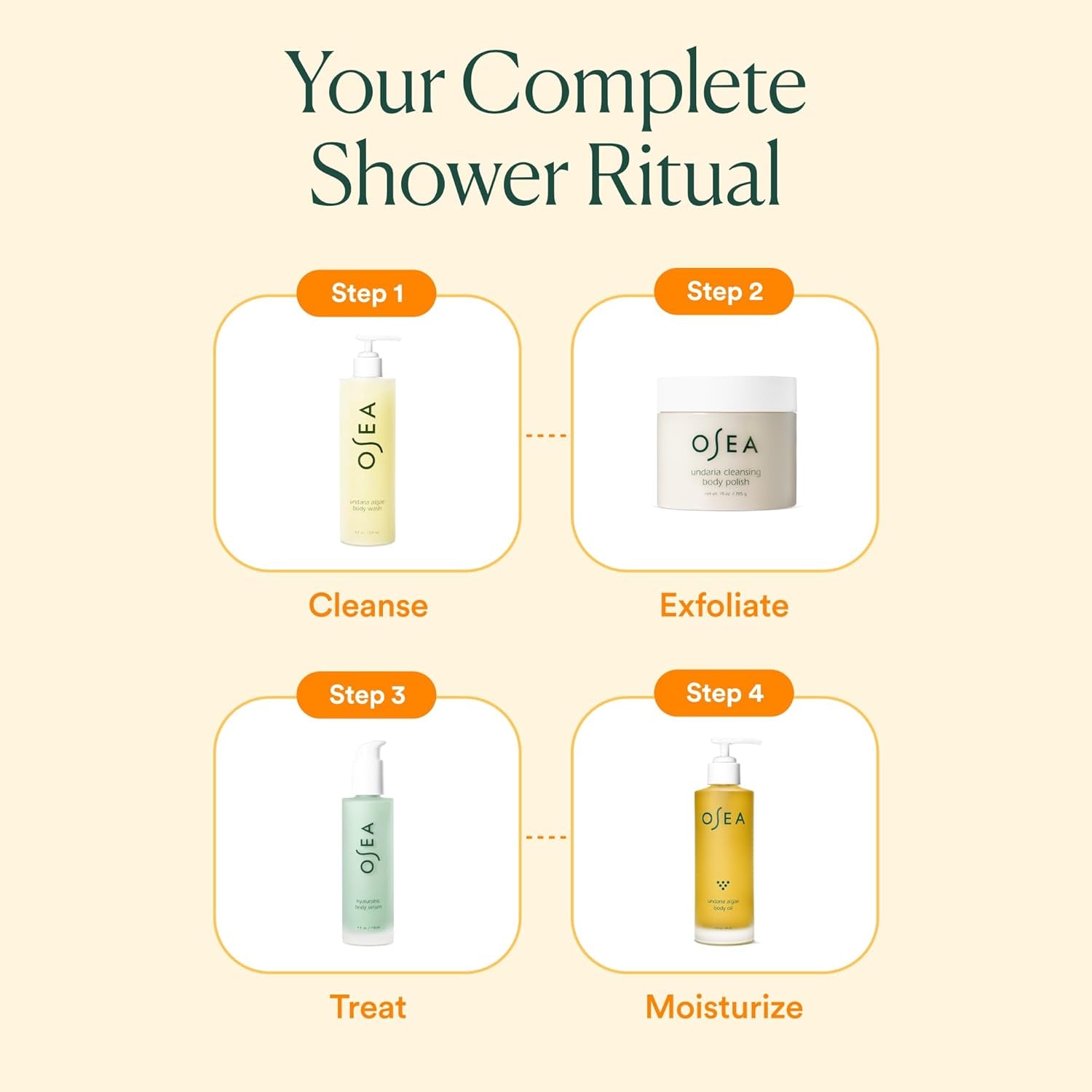 Undaria Cleanse & Glow Duo - Undaria Algae Body Oil & Undaria Algae Body Wash