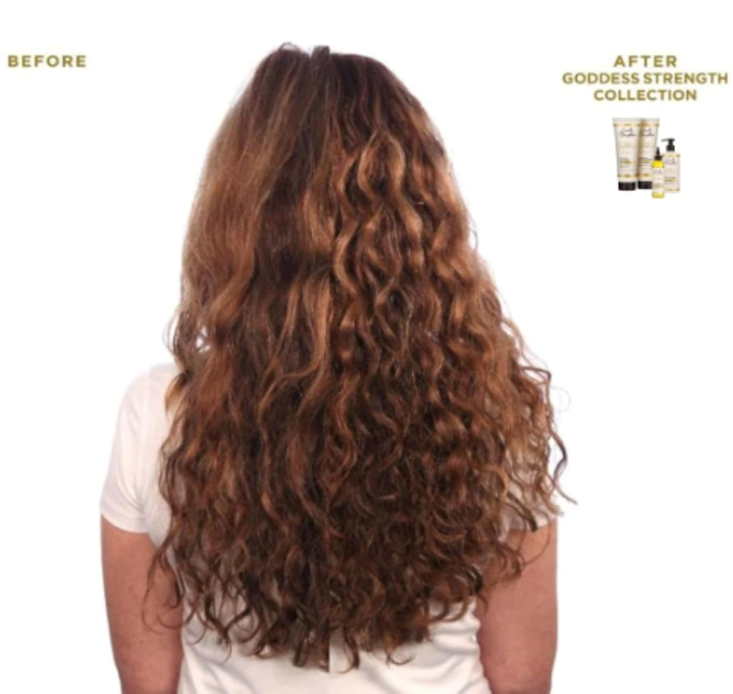 Goddess Strong Bundle: Hair Care Kit with Shampoo, Conditioner, Leave-In Treatment and Scalp Oil, 4 Items