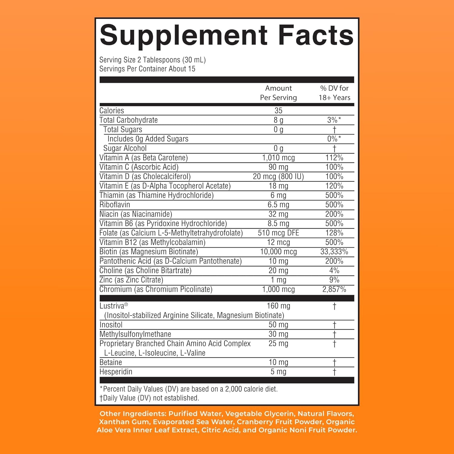 MARYRUTH'S Liquid Multivitamin+Hair Growth | Biotin 10000Mcg | Lustriva Hair Growth Supplement | Clinically Tested in Women for Thicker Hair&Facial Wrinkle | Skin Care | Ages 18+ | 15.22 Fl Oz