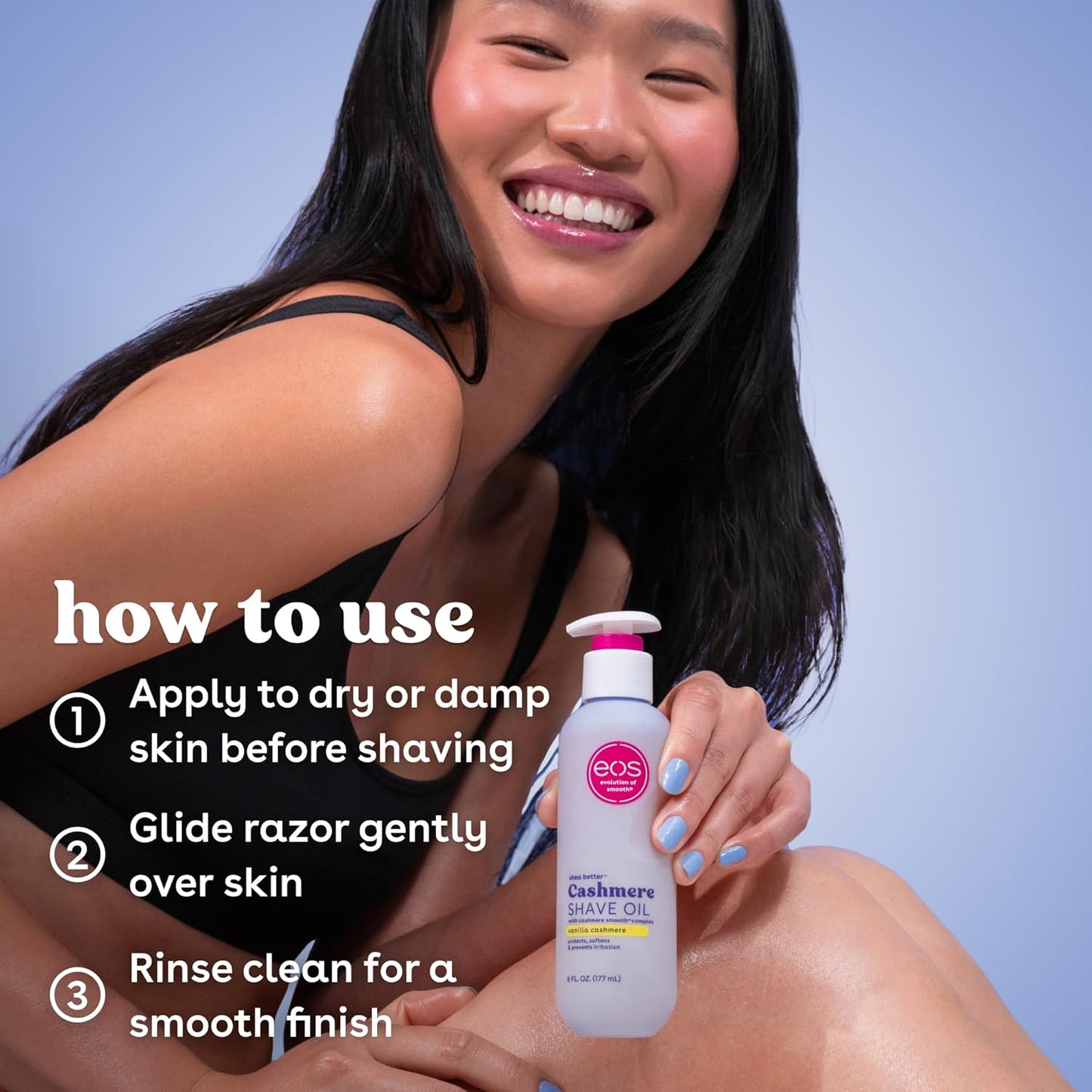 Cashmere Shave Oil – Vanilla Cashmere, Moisturizing Shave Oil with Shea Butter & Glycerin, Helps Prevents Irritation & Razor Burn, Vegan, 6 Fl Oz