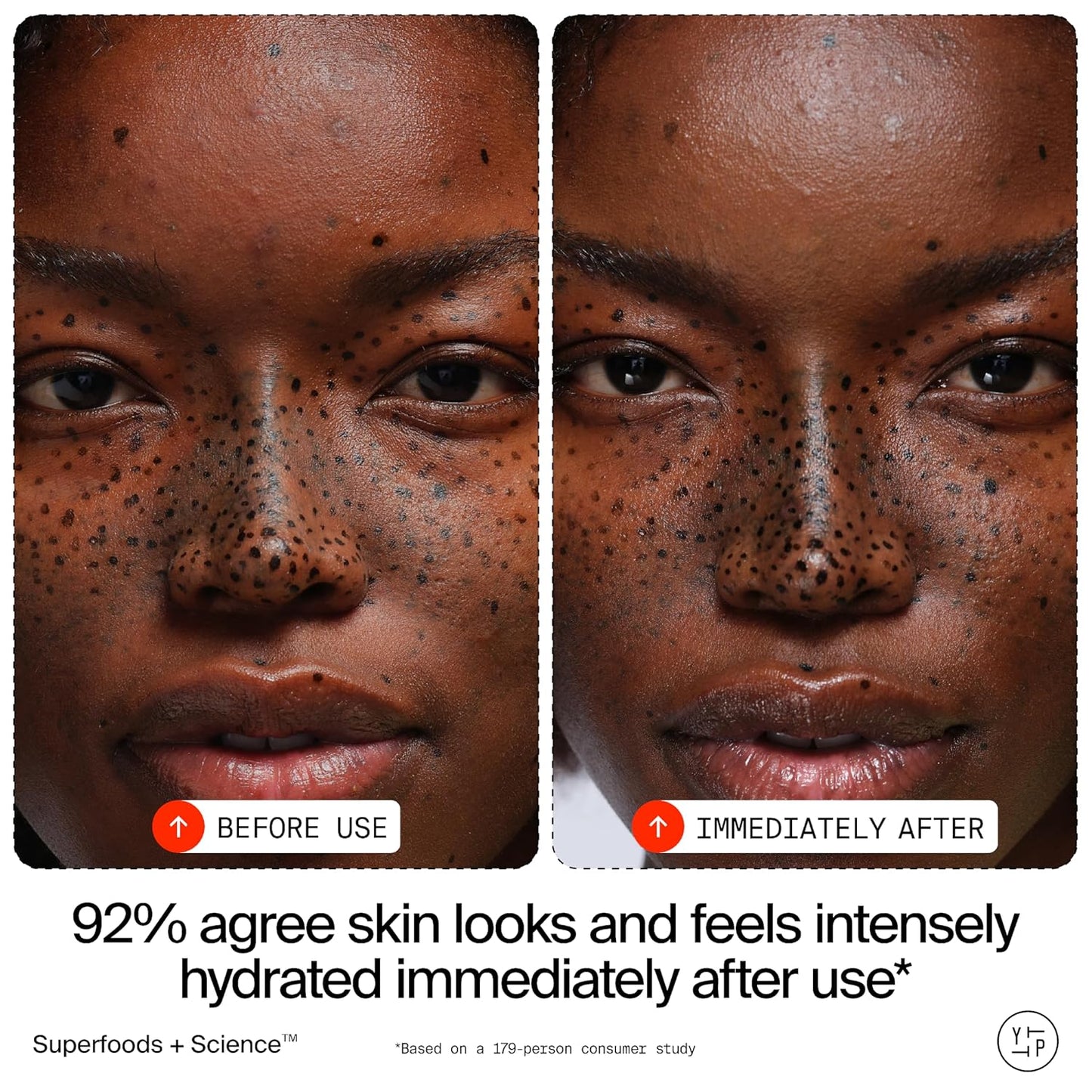 Superberry Hydrate + Glow Dream Mask - Hyaluronic Acid, Squalane, Vitamin C, Face Moisturizer + Overnight Facial, Non-Greasy, Plumps, Brightens, Evens Tone, for Dry + Dull Skin