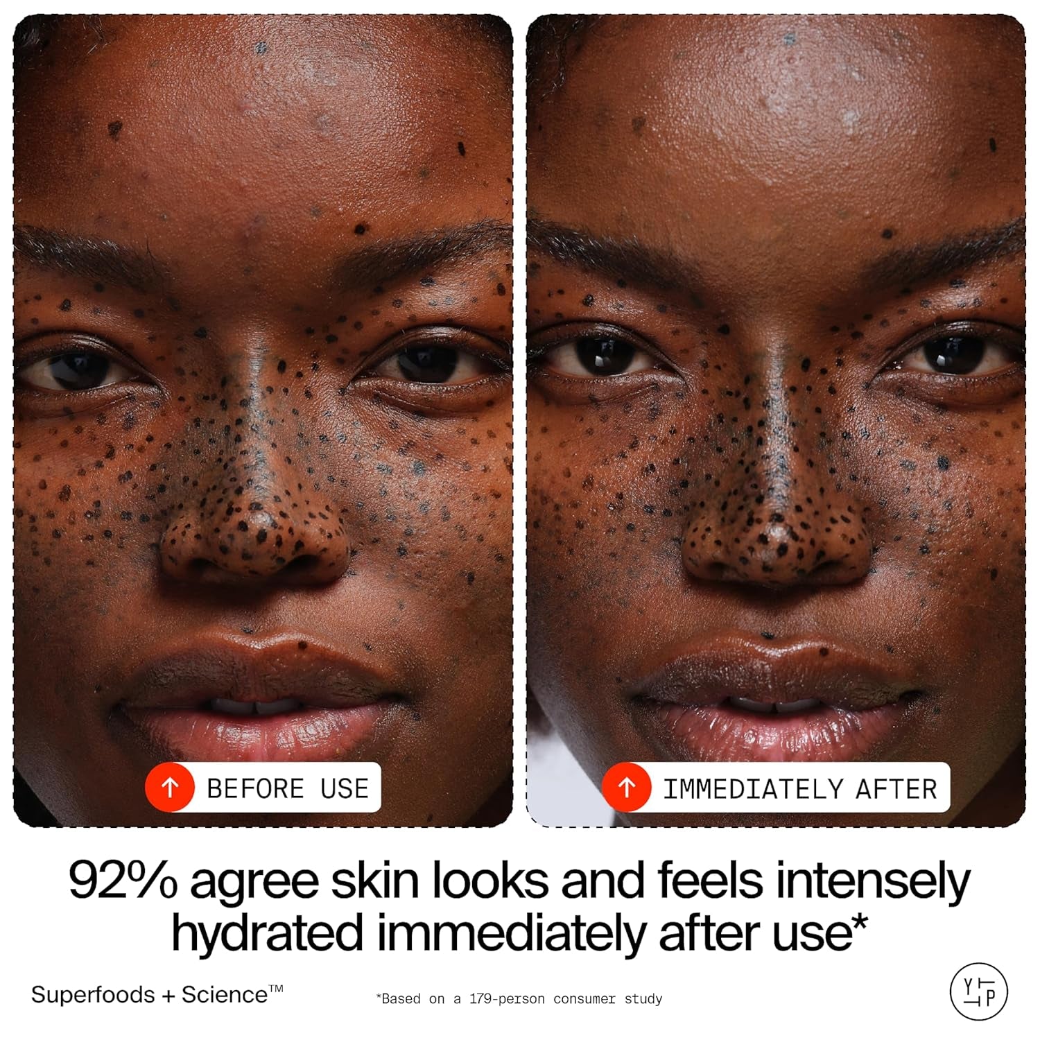 Superberry Hydrate + Glow Dream Mask - Hyaluronic Acid, Squalane, Vitamin C, Face Moisturizer + Overnight Facial, Non-Greasy, Plumps, Brightens, Evens Tone, for Dry + Dull Skin