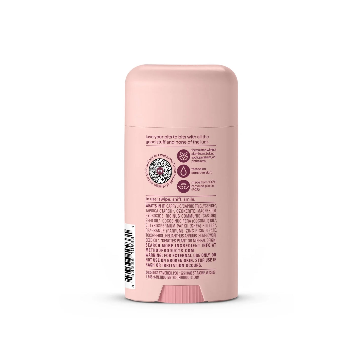 Deodorant, Pure Peace, 2.65 Fl Oz