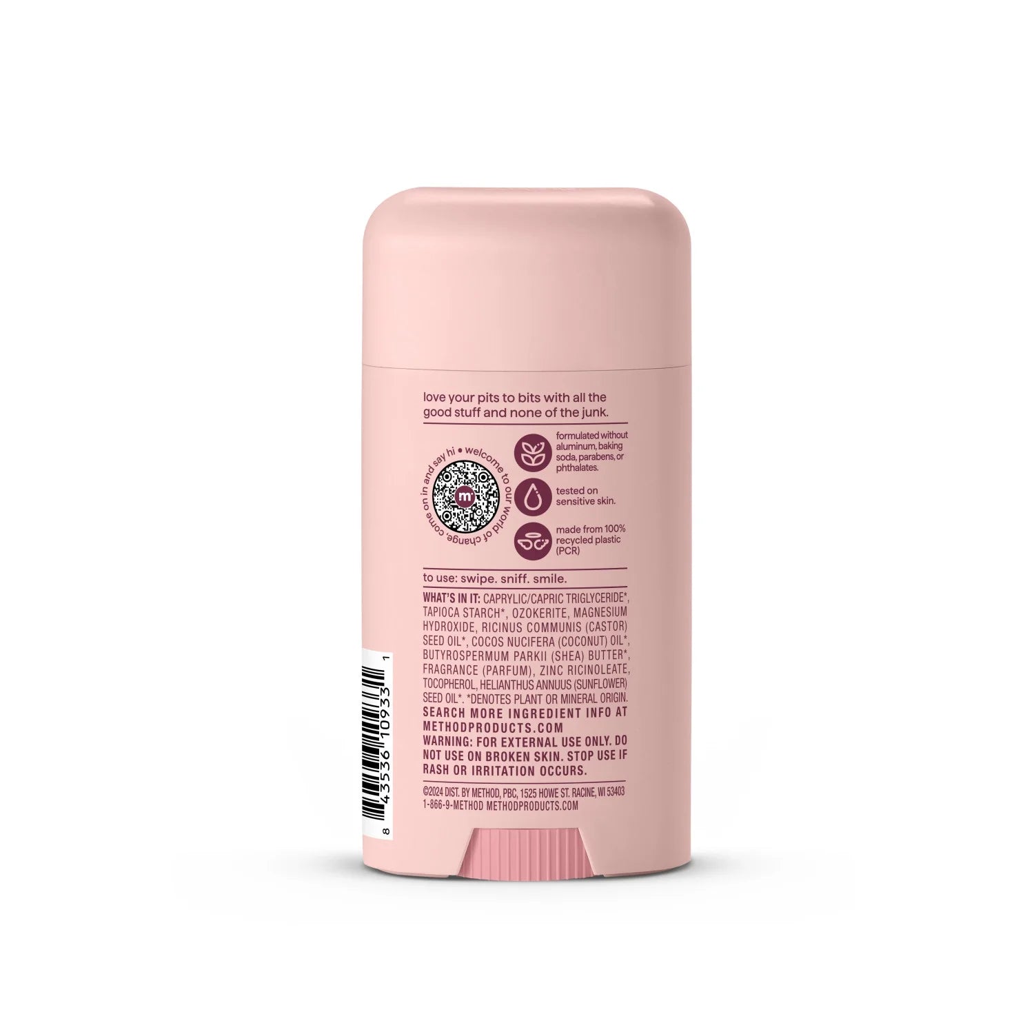 Deodorant, Pure Peace, 2.65 Fl Oz