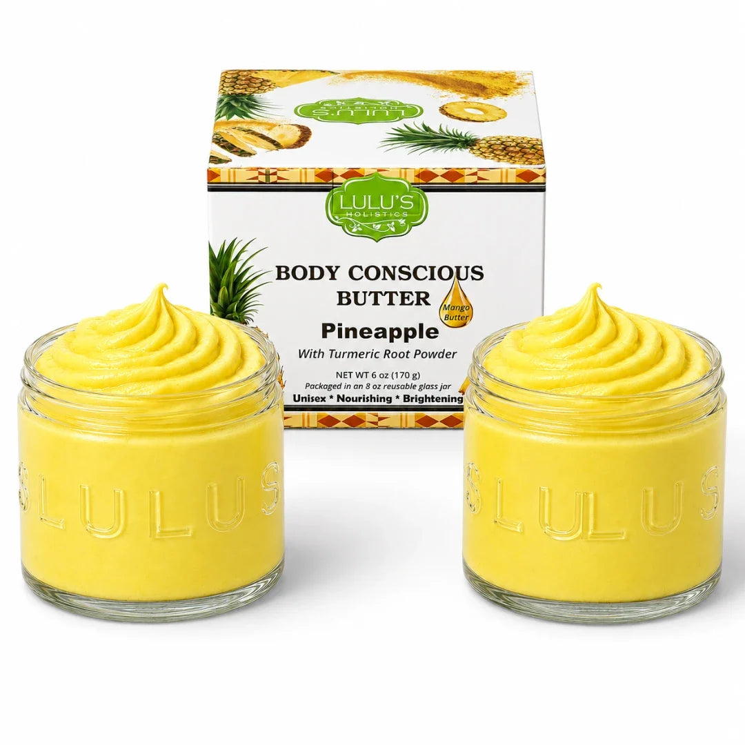 Almond Coconut Glowing Whipped Body Butter with Raw African Yellow Shea Base
