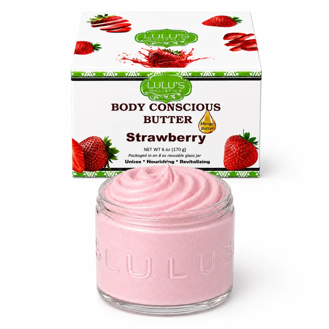 Almond Coconut Glowing Whipped Body Butter with Raw African Yellow Shea Base